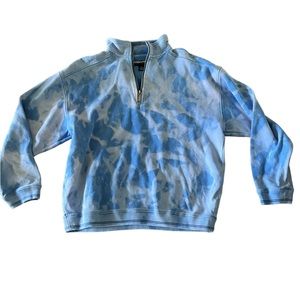 VINTAGE UPCYCLED BLEACH TIEDYE PULLOVER